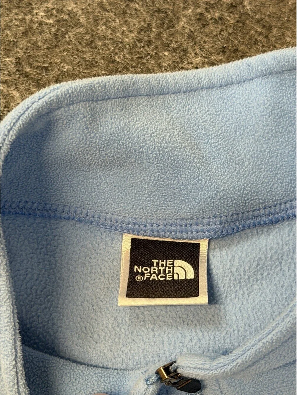 The North Face Men’s M Blue Fleece 1/4 Zip Pullover Jacket ALOD Outdoor